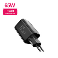 Chargeur rapide GaN Type-C PD3.0 PPS avec normes US/EU/UK, stock important, charge ultra-rapide