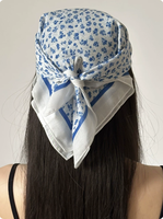 OEM ODM Fabriek Op Maat Digitale Print Katoenen Zweetdoek Vierkante Bandana Zacht Absorberend Gym Yoga Hardlopen Workout Kinderen Gebruik Reizen