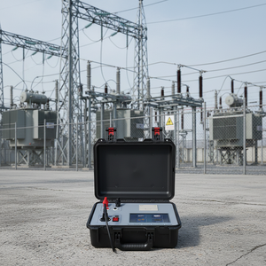 Equipamento de Teste de Resistência de Contato Elétrico Inteligente (Micro Ohm) Padrão IEC 100A/200A Testador de Resistência de Loop - Product Image 1