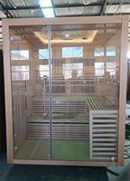 Cabine de sauna traditionnelle en bois pour usage domestique avec chauffage rapide – Vente en gros