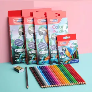 Keep Smiling Sketch Drawing Stationery School Colored Pencil Set For Children Art Supplies