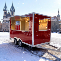 Food Truck Unique et Entièrement Équipé pour Tacos, Barbecue, Frites, Shawarma, avec Congélateur Profond
