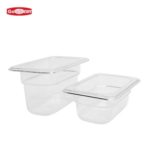 Plat de service rectangulaire en plastique de qualité alimentaire, réutilisable, sans BPA, pour la maison, la cuisine, le restaurant, les fêtes, les buffets, la présentation de fruits et de desserts - Product Image 1