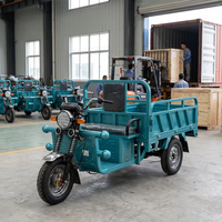 Tricycle électrique de fret durable 1200W, caisse de chargement de 1,5 m, capacité de 600 kg, véhicule utilitaire électrique à 3 roues pour la livraison agricole CKD