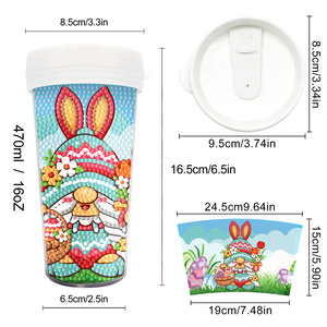 พลาสติก DIY สำหรับทำแก้วมัค ของขวัญแทนมิตรภาพ ตกแต่งแก้วกาแฟของคุณเอง สำหรับเด็กอายุ 7 ปีขึ้นไป - Product Image 6