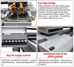 Locor UV LED Phẳng Máy In Điện Thoại Bìa Chai Nghệ Thuật Thủ Công Quà Tặng Mặt Hàng Nhỏ Máy In 600*900Mm - Product Image 2