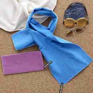 Serviette de bain ultra-douce à séchage rapide - Haute absorption, fibres fines, légère et durable pour la plage, le camping, le yoga, la remise en forme - Product Image 4