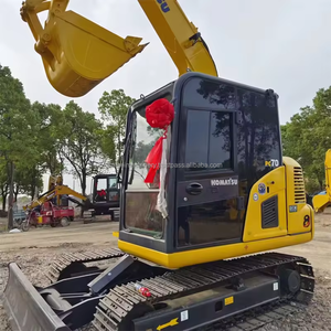 Mini pelleteuses d'occasion PC70-8 sur chenilles Komatsu du Japon et PC55MR PC 60 à vendre - Product Image 5