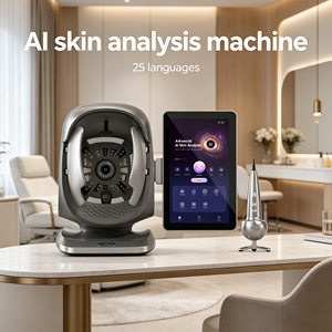 เครื่องวิเคราะห์ผิวหนังอัจฉริยะ AI ระดับมืออาชีพ 3 มิติ รองรับ 25 ภาษา ความละเอียด 4K HD พร้อมระบบตรวจวัดใบหน้าด้วยภาพสเปกตรัม 8 ช่วง - Product Image 1