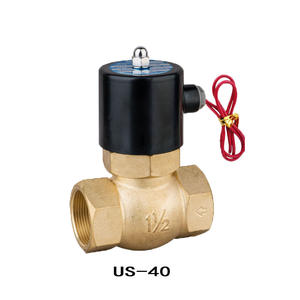 All-Copper 2L/US-35 Two-Position Two-Way High-Temperature Steam Solenoid <b>Valve</b> 220V <b>Control</b> <b>Valve</b> for Water - Product Image 1