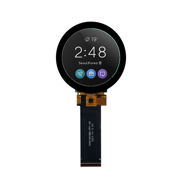 2.1-inch round full-color IPS LCD module, capacitive touch full lamination display, resolution 480*480 LCD module