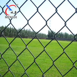 Manufacturer Outdoor Garden Fence Diamond Wire Mesh 50x50mm PVC Coated 8ft Chain Link Fence