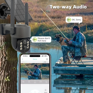 Tuya 4MP屋外防水PIRモーション検出カラーナイトビジョン双方向オーディオソーラーバッテリー4Gカメラ - Product Image 2