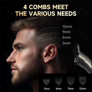 Ultima Versione di Rasoio Elettrico Circolare Impermeabile per Corpo e <span class=keywords><strong>Barba</strong></span>, Ricaricabile, per Uso Domestico e Alberghiero, in Inglese - Product Image 4