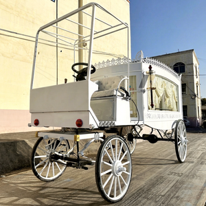 Nuevo Coche Fúnebre Eléctrico Personalizable, Carroza Fúnebre con Caballos, Carroza Fúnebre Tirada por Caballos - Product Image 1