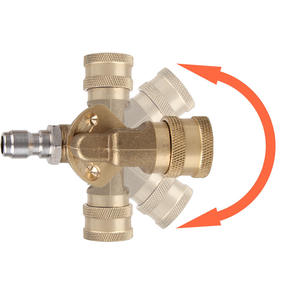 Lavadora a presión eléctrica Acoplador adaptador <span class=keywords><strong>de</strong></span> pivote <span class=keywords><strong>de</strong></span> conexión rápida <span class=keywords><strong>de</strong></span> 1/4 pulgadas Ajuste <span class=keywords><strong>de</strong></span> 7 ángulos <span class=keywords><strong>de</strong></span> rotación <span class=keywords><strong>de</strong></span> 180 grados - Product Image 3
