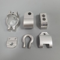Asiento de Conexión Hueco de Aluminio Anodizado para Mecanizado CNC, Herraje Giratorio Mecánico Industrial