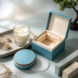 ฝาไม้ทาสีแบบกำหนดเองสำหรับขวดแก้วน้ำมันหอมระเหย ตกแต่งบ้านสไตล์โมเดิร์น ฝาไม้ขัดเงา รับผลิตแบบ OEM - Product Image 2