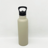 Bouteille d'eau sport isotherme en acier inoxydable 650 ml, design moderne, vierge pour sublimation, anti-fuite, avec corde, pour usage quotidien des adultes