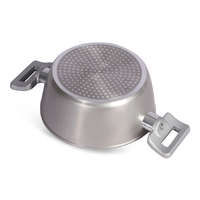 Poêle à frire en aluminium forgé revêtement céramique antiadhésif ensemble de casseroles ustensiles de cuisine cuisine marmite costume fond à induction vente en gros