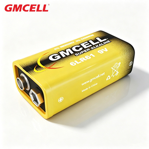 Batería Alcalina Super GMCELL 9V 6LR61, Larga Duración, 10 Años de Vida Útil para Micrófono, Multímetro, Detector de Humo, Certificado MSDS - Product Image 2
