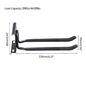 Крючки металлические настенные двойные прямые 8 дюймов для хранения кухонных принадлежностей и инструментов – прочные, высококачественные, по цене производителя - Product Image 3