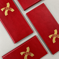 Menu personnalisé en cuir PU avec logo en feuille d'or gaufrée, dossier de menu pliable en cuir rigide pour bar et restaurant