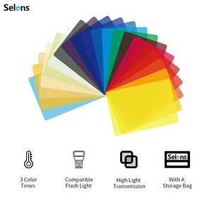 Selens AL-01 portatile Mini luce Led <span class=keywords><strong>fotografia</strong></span> di illuminazione 20 filtri di colore per apparecchiature da Studio - Product Image 2