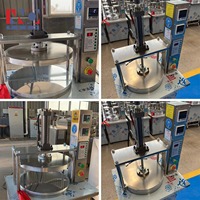 Machine industrielle automatique commerciale en acier inoxydable 304 pour pain pita, machine à shawarma, machine à crêpes, machine électrique à pâte à pain plat