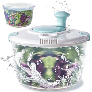 Escurridor de Verduras de 5L para Uso Doméstico, Escurridor de Ensaladas de Acero Inoxidable - Product Image 1