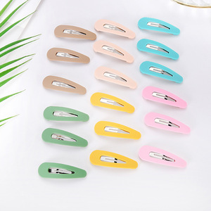 Pinces à cheveux en acrylique couleur bonbon 12 cm, forme géométrique goutte d'eau, légères, pour usage quotidien - Product Image 1