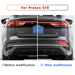 Luces Reflectoras LED para Parachoques Trasero para Geely DIHAO Emgrand Proton S70 2022 2023 2024, Luces de Freno Traseras, Intermitentes, Luces Antiniebla, Autopartes - Product Image 5