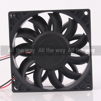 Delta 12V 48V DC 24V 0.50A EC AC 90x90x25MM 9cm 9025 Conversion Grand Volume d'air Double Roulement À Billes AFB0924SH-SEL3 Ventilateur De Refroidissement