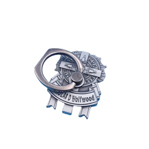 Custom Retro Metal Phone Ring Holder Zinc Alloy Bronze Anime Gift Desktop Unisex Fashion Clip-on <b>Earrings</b> - Product Image 5