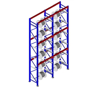 Étagères à poutres thermolaquées 2,5 tonnes par niveau, noires, longueur et profondeur personnalisées pour système de stockage commercial en entrepôt - Product Image 4
