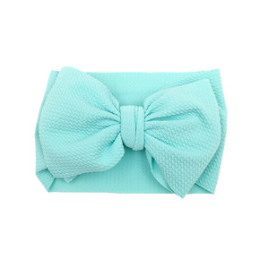 Accesorios para el cabello de flores para bebé, diademas elásticas anchas con perlas para niña, diademas de fotografía para recién nacidos - Product Image 4