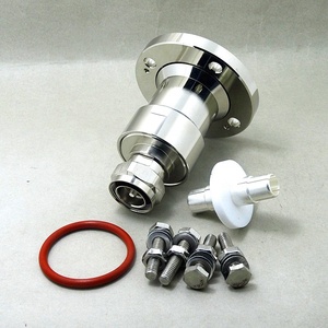 Adaptador de Conector Coaxial RF con Enchufe Macho DIN 7/16 a Brida EIA, Contacto de Cobre, 50 Ohmios, IP67, Resistente a la Intemperie, para Pruebas de <span class=keywords><strong>Microondas</strong></span> y RF - Product Image 2