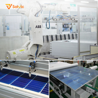 Module solaire bifacial à double vitrage demi-cellule de type N 730W, efficacité 23,2%, 1500VDC, coefficient de température élevée pour applications solaires moyennes