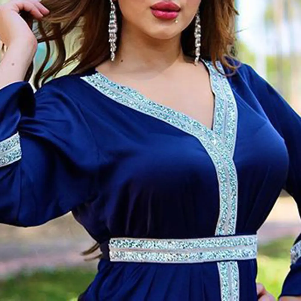 Robe de soirée femmes musulmanes, abaya, dubaï, turque, personnalisé, nouveau Style, mode de luxe, 2021