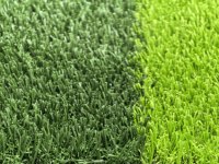 Gazon artificiel pour terrain de football, pelouse verte en polyéthylène, revêtement de sol sportif durable