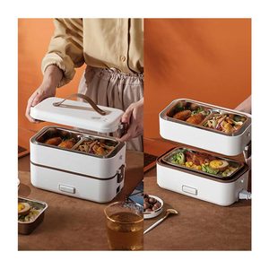 Electric Lunchbox Heating Stainless Steel Heated Electric Lunch Box