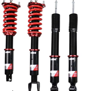 Kit d'abaissement de suspension réglable en hauteur, ressorts hélicoïdaux, amortisseurs (4 pièces) - Product Image 1
