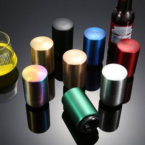 High-End Creative Stainless Steel Beer Bottle Opener Automatic Seamless Pressing Wine Opener Gift - Product Image 4