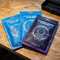 Boîte surprise personnalisée, jouet en sachet scellé sur trois côtés, avec logo imprimé, pochette d'emballage de collection, vente en gros