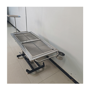 Meja operasi bedah hewan dokter hewan besi tahan karat, peralatan dokter hewan untuk rumah sakit klinik hewan - Product Image 6