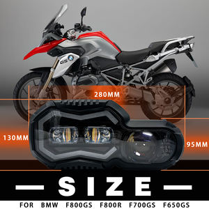 Projecteur LED pour motos, pour <span class=keywords><strong>BMW</strong></span> F650GS, F700GS, F800GS, ADV Adventure, <span class=keywords><strong>F800R</strong></span>, installation de feux 72 pouces, nouvelle collection - Product Image 2