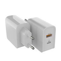 Chargeur mural rapide PD 45W Type C + USB-A adaptateur secteur Mobile pour iPhone accessoires de téléphone portable