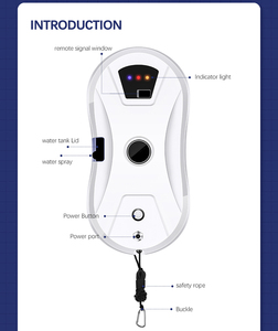 Robot Limpiacristales W14S con Control Remoto, Limpiador Automático Inteligente para Paredes, Mapa Automático del Tamaño de la Ventana, Talla S - Product Image 6