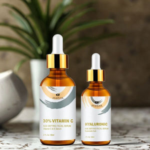 Siero viso Anti-invecchiamento organico PHISYA Set di acido ialuronico e vitamina <span class=keywords><strong>C</strong></span> ingrediente principale olio di Emu per combattere le rughe siero per il viso - Product Image 3