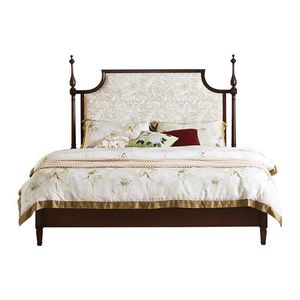 American Retro Solid Wood High <b>Box</b> Storage <b>Double</b> <b>Bed</b> 1.8m Vintage Style Master Bedroom Furniture - Product Image 4